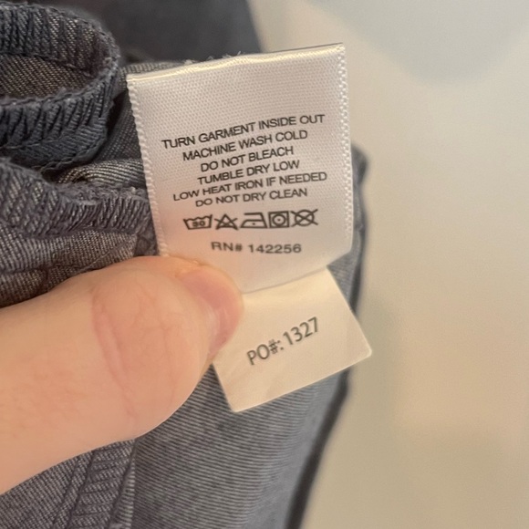 Figs Heathered Blue Scrub Set Size Small - Picture 4 of 8